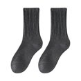 thumbnail image 1 of PMVFHDE Womens Socks Fall Winter Solid Thick Warm High Crew Stackable Socks, 1 of 4