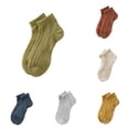 thumbnail image 1 of PMVFHDE Womens Socks Summer Thin Solid Cotton Breathable No Show Short Lace Socks, 1 of 6