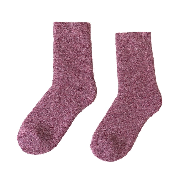 PMVFHDE Womens Socks Winter Thermal Home Outdoor Warm Mid Calf Socks