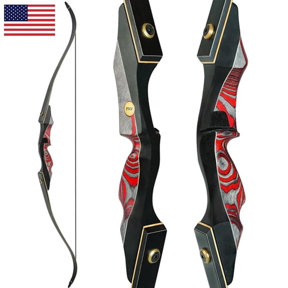PMZ Coral Snake Takedown Traditional Recurve Bow 60" Right Hand 40lbs