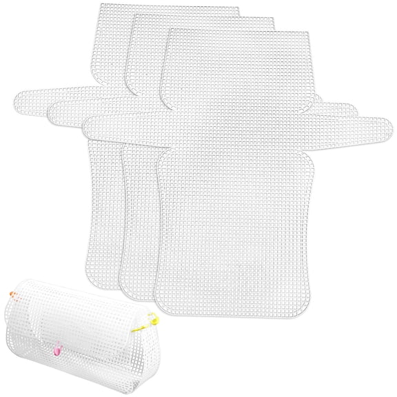 PTOOTP Sewing Sheets For Embroidery Plastic White 4Pcs