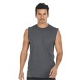 thumbnail image 1 of PN Jone  Mens Bamboo Charcoal Muscle Tank, Grey - Large, 1 of 1