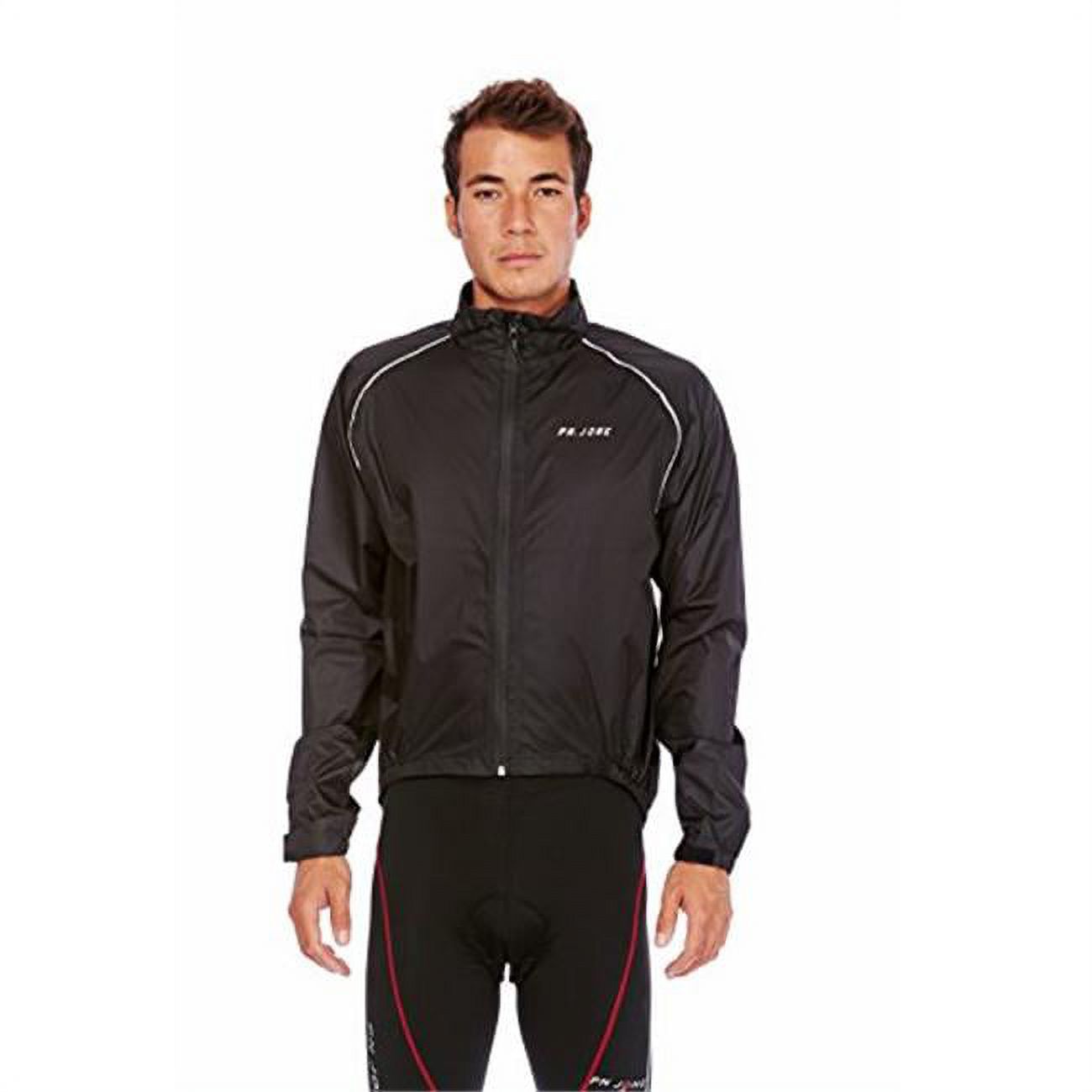 PN Jone Z1-1UM1-EZC6 Mens Full-Zip Lightweight Windproof Jacket, Black - Large - image 1 of 1