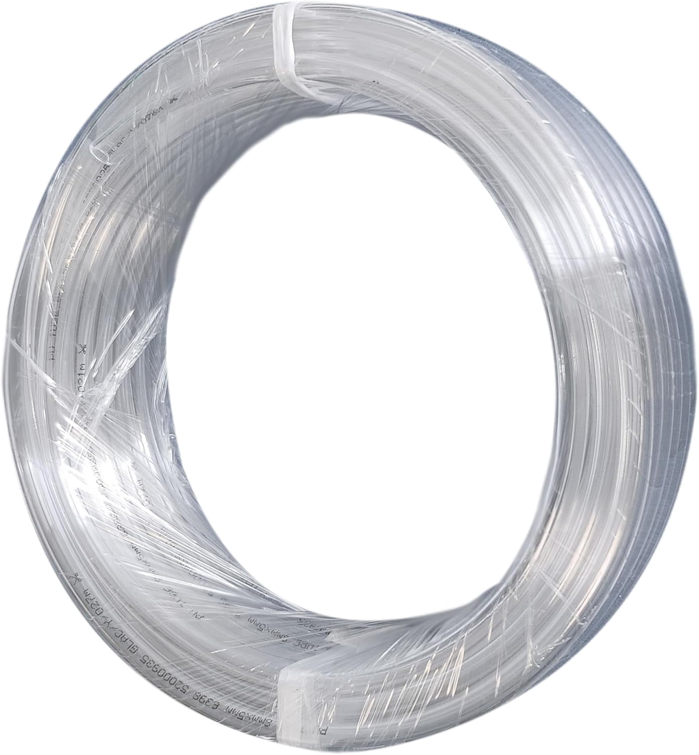 PNEUMATIC Transparent 8mm OD 5mm ID Polyurethane PU Air Hose Pipe Tube 5 Meter 16.4ft for Air Line or Fluid Transfer Transparent