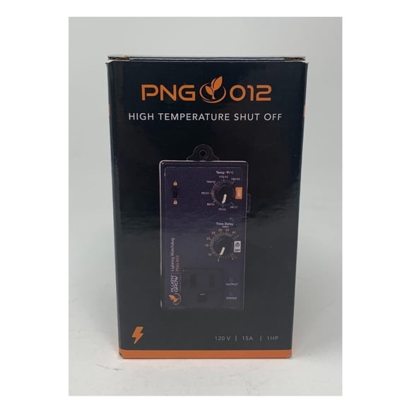 PNG 012 High Temperature Shut Off Controller, 120V 15A 1HP, Dual Control Dials