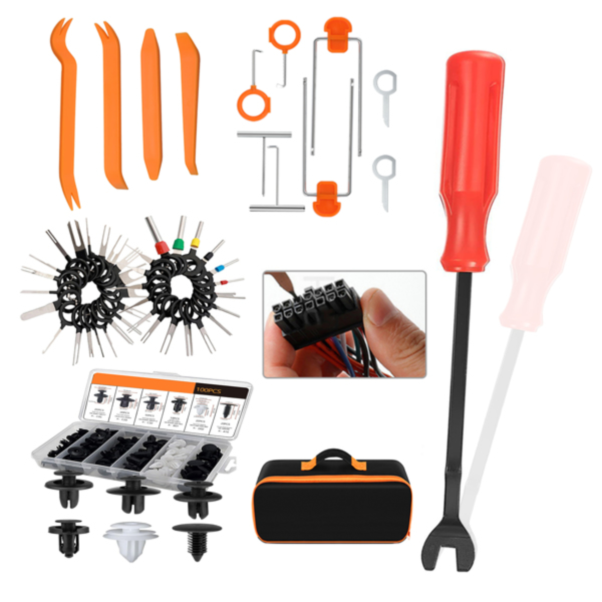 PNGCNG 152 body trim clips universal buttondown plastic nylon rivet