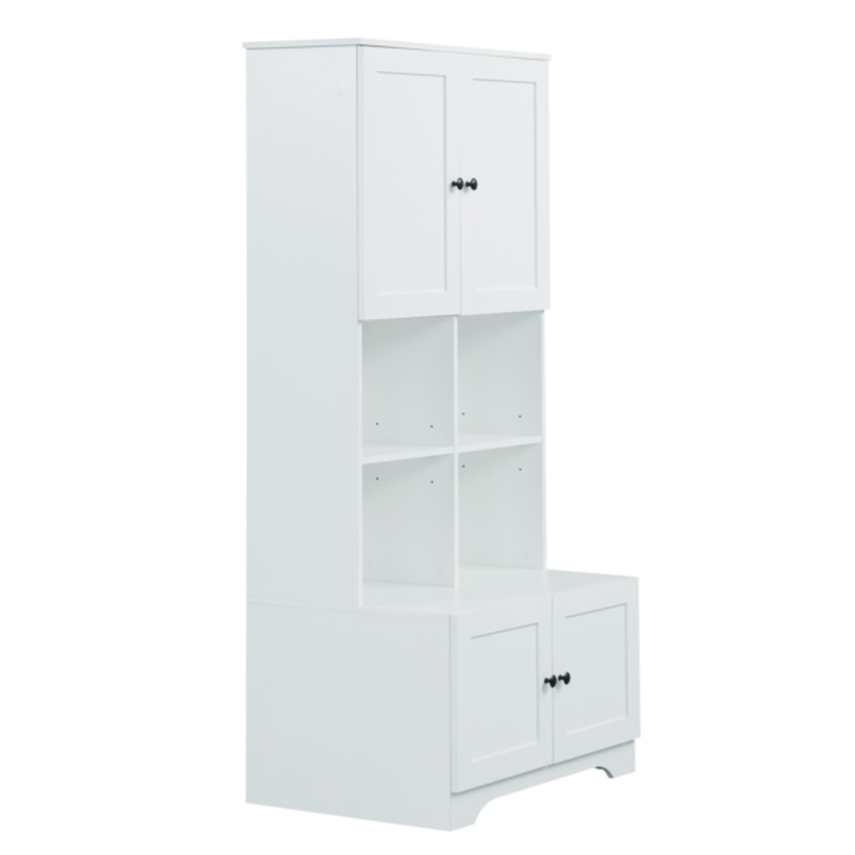 PNGCNG Tall and Wide Bathroom Floor Storage Bathroom Storage