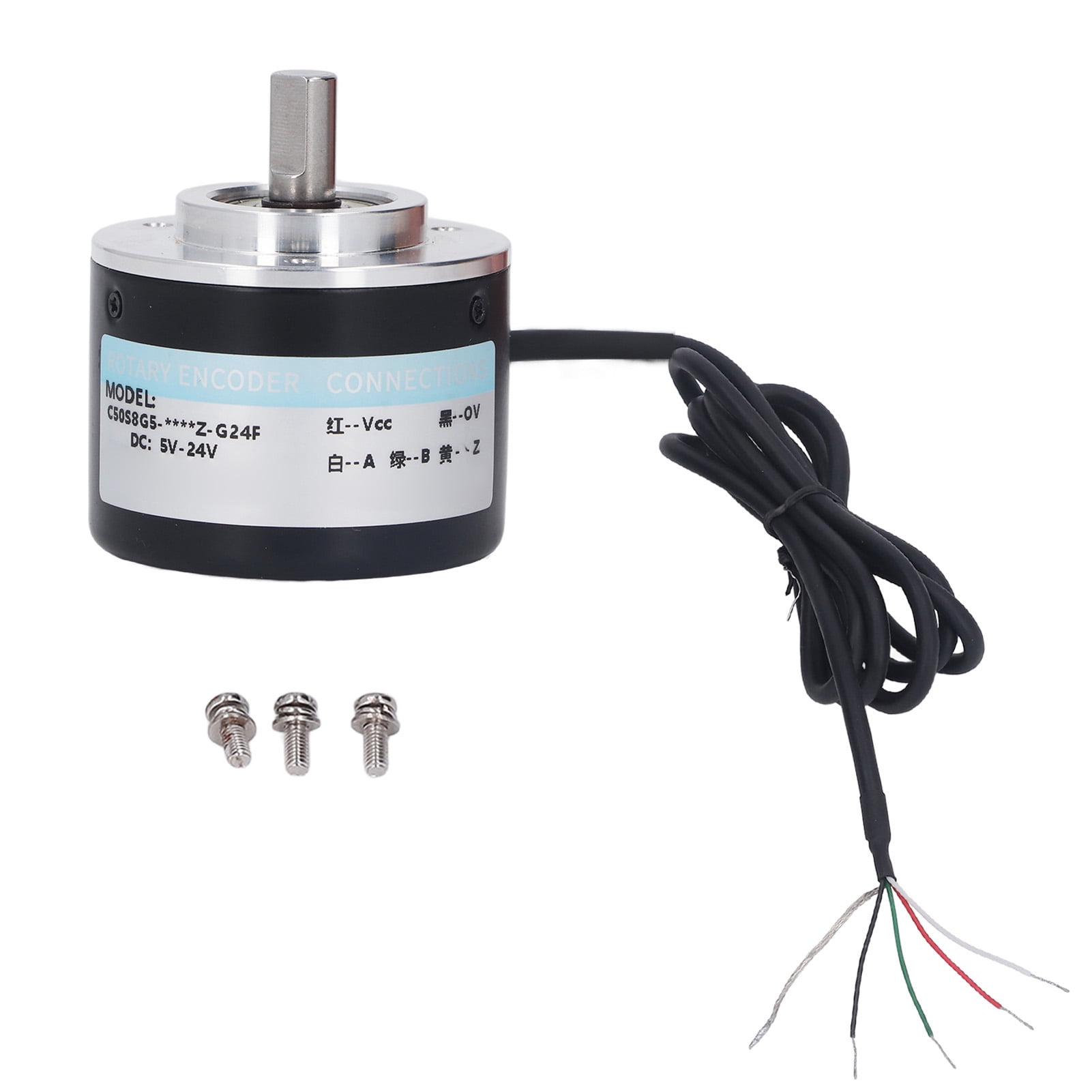 PNP Incremental Encoder IP50 50mm Outer Diameter 2 Phase Incremental ...