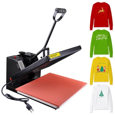 PressNRelease High Pressure 16"x20" Heat Platen Press Machine Digital Sublimation Transfer Printing LCD Timer Counter
