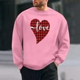 thumbnail image 1 of PNTUTB Casual Crew Neck Pullover Fashion Valentine's Day Print Long Sleeves Loose Comfort Sweatshirts for Men, 1 of 6