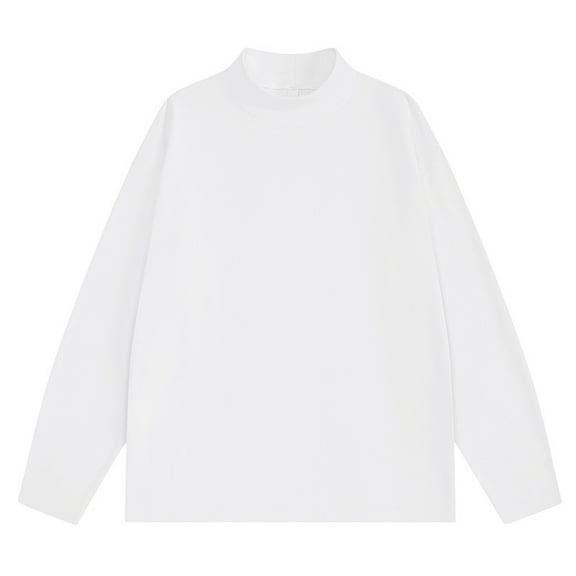 PNTUTB Fashion Men's Casual Solid Color Warm Slim Fit Turtleneck Long Sleeve Comfortable Pullover Tops