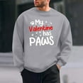 thumbnail image 1 of PNTUTB Fashion Valentine's Day Men's Print Loose Casual Crew Neck Hoodless Pullover Long Sleeves Sweatshirts, 1 of 6