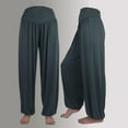thumbnail image 1 of PNTUTB Fashion Women's Casual Elastic Basic Loose Relaxed Cotton Soft Yoga Comfoetable Sports Long Pants, 1 of 5