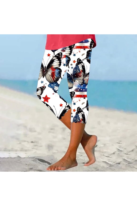 Fashionable Printed High Elasticity Comfortable Sports Casual Yoga Pants High Waisted Design