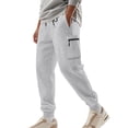thumbnail image 1 of PNTUTB Men's Casual Multiple Pockets Cargo Pants Loose Cuff Fashion Outdoor Drawstring Jogging Pants, 1 of 6