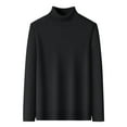 thumbnail image 1 of PNTUTB Men's Casual Solid Color Long Sleeve Knit Turtleneck Comfort Fall Winter Warm Pullover Sweaters, 1 of 5