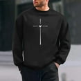 thumbnail image 1 of PNTUTB Men's Classic Crew Neck Pullover Valentine's Day Fashion Print Long Sleeve Casual Loose Comfort Sweatshirts, 1 of 6