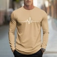 thumbnail image 1 of PNTUTB Men's Fashion Print Casual Loose Fit Crew Neck Long Sleeve Fitness Sports Quick Dry Top, 1 of 6