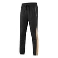 thumbnail image 1 of PNTUTB Men's Fashion Side Striped Elastic Waist Drawstring Casual Athletic Cuffed Pants with Zipper Pockets, 1 of 5