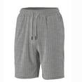 thumbnail image 1 of PNTUTB Men's Fashion Solid Color Stretch Waistband Drawstring Pocket Casual Comfortable Relaxed Shorts, 1 of 5