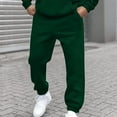thumbnail image 1 of PNTUTB Men's Solid Color Casual Joggers Sweatpants with Pockets Elasticity Drawstring Pants Trousers, 1 of 6
