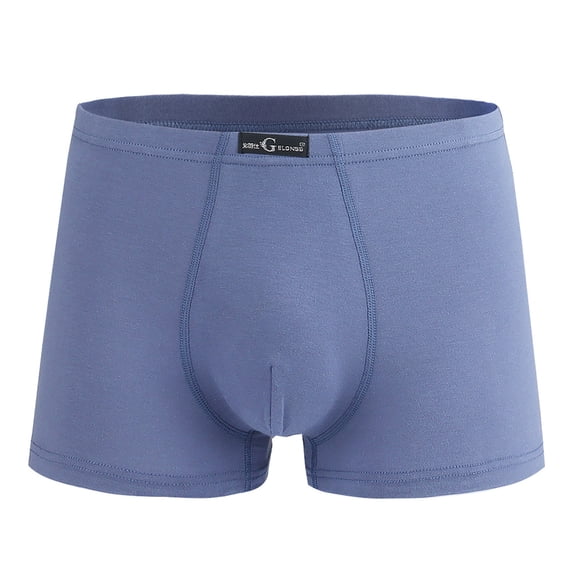 PNTUTB Men's Solid Color Underwear Boxer Briefs Men's Athletic Boxer Shorts Stretch Waistband Underwear