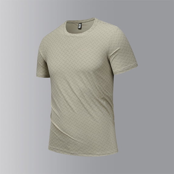 PNTUTB Men's Summer Solid Color Casual Comfortable Breathable Round Neck Short Sleeve Basic T Shirts