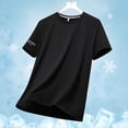 thumbnail image 1 of PNTUTB Men's Summer Sports Casual Quick Dry Top Solid Color Crew Neck Short Sleeve Loose Comfort T-shirt, 1 of 6
