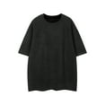 thumbnail image 1 of PNTUTB Oversized T-shirts for Men Round Neck Short Sleeve Vintage Washed Basic Loose Tees, 1 of 4