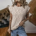 thumbnail image 1 of PNTUTB Summer Women's Waffle Weave Fashion Crew Neck Pullover Loose Comfortable Casual Sleeveless Tops, 1 of 6
