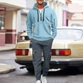 thumbnail image 1 of PNTUTB Sweatsuits for Men 2 Piece Hoodie Men's Tracksuit Set Casual Athletic Long Sleeve Outfit Pullover Suit Set, 1 of 5