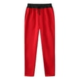 thumbnail image 1 of PNTUTB Trendy Athletic-Style Men's Color-Block Stretch Drawstring Waist Loose Fit Straight-Leg Pants, 1 of 5