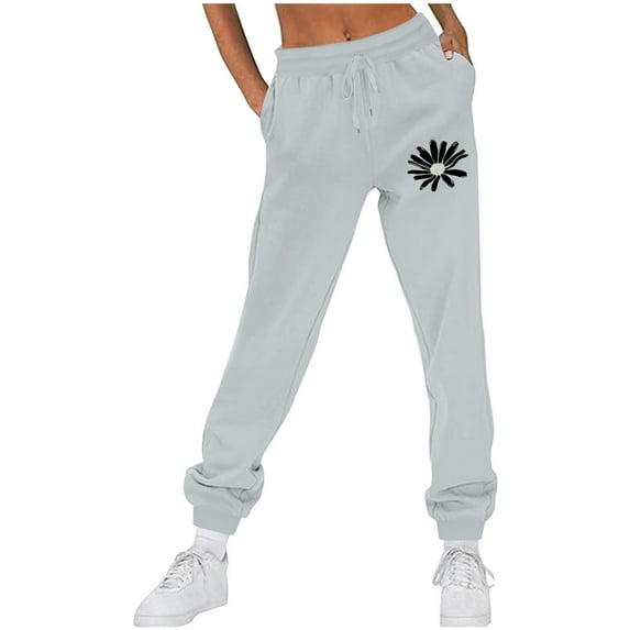 PNTUTB Women Fashionable Good Fabric Quality Casual Trousers Basic Loose Fitness Sports Pants