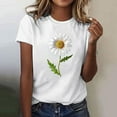 thumbnail image 1 of PNTUTB Women'S Casual Short Sleeve Graphic T Shirt Loose Letter Print Tee Top Blouse, 1 of 6