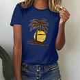 thumbnail image 1 of PNTUTB Women'S Fashion Crewneck Printed Short Sleeve T-Shirt Casual Loose Shirt, 1 of 6