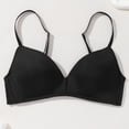 thumbnail image 1 of PNTUTB Women's Everyday Bra Solid Color Lightweight Quick-Dry Bra V-Neck Wire-Free Seamless Adjustable Straps Bra, 1 of 6
