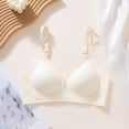 thumbnail image 1 of PNTUTB Women's Everyday Bra,Solid Color Wireless Seamless Comfort Bra Adjustable Straps Push-Up Bra with Built-in Pads, 1 of 6