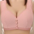 thumbnail image 1 of PNTUTB Women's Fashion Polka Dot Bra,Everyday Comfort Push-Up Bra Front-Closure Wire-Free Seamless Tank Top Style Bra, 1 of 6
