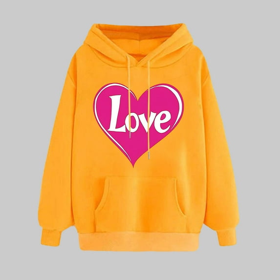 PNTUTB Women's Fashion Print Casual Winter Warm Hoodie Pullover Long Sleeved Comfortable Sweatshirt