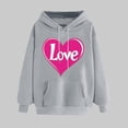 thumbnail image 1 of PNTUTB Women's Fashion Print Casual Winter Warm Hoodie Pullover Long Sleeved Comfortable Sweatshirt, 1 of 6
