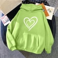 thumbnail image 1 of PNTUTB Women's Fashion Print Winter Hoodie Loose Basic Pullover Long Sleeved Comfortable Sweatshirt, 1 of 5
