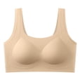 thumbnail image 1 of PNTUTB Women's Naked-Feel Seamless Bra,Lightweight Soft Breathable Wire-Free Zero-Constraint Tank Top Style Bra, 1 of 4