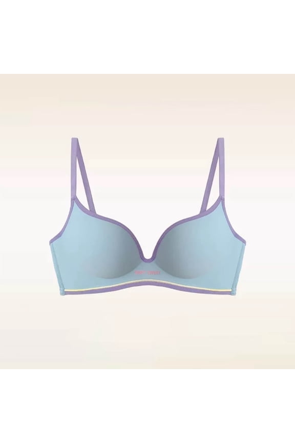 Women's One-Piece Cloud Bra,Lightweight Breathable Wire-Free Zero-Restriction Airy Feel Seamless Gathering Design Bra