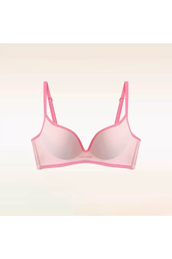Women's One-Piece Cloud Bra,Lightweight Breathable Wire-Free Zero-Restriction Airy Feel Seamless Gathering Design Bra