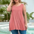thumbnail image 1 of PNTUTB Women's Oversized Sleeveless Basic Tees Loose Fit Comfortable Blouses T-shirt Casual Tank Top, 1 of 5