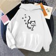 thumbnail image 1 of PNTUTB Women's Print Winter Hoodie Pullover Long Sleeved Comfortable Sweatshirt, 1 of 5