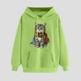thumbnail image 1 of PNTUTB Women's Print Winter Hoodie Pullover Long Sleeved Comfortable Sweatshirt, 1 of 6