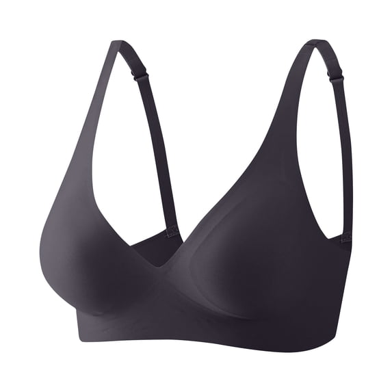 PNTUTB Women's Seamless Bra,Wire-Free Lightweight Style for Smaller Busts Push-Up Adjustable Breathable Support Cup Bra