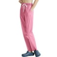thumbnail image 1 of PNTUTB Women's Solid Color Quick Dry Nurse Uniform Elastic Drawstring Waist Long Pants, 1 of 6
