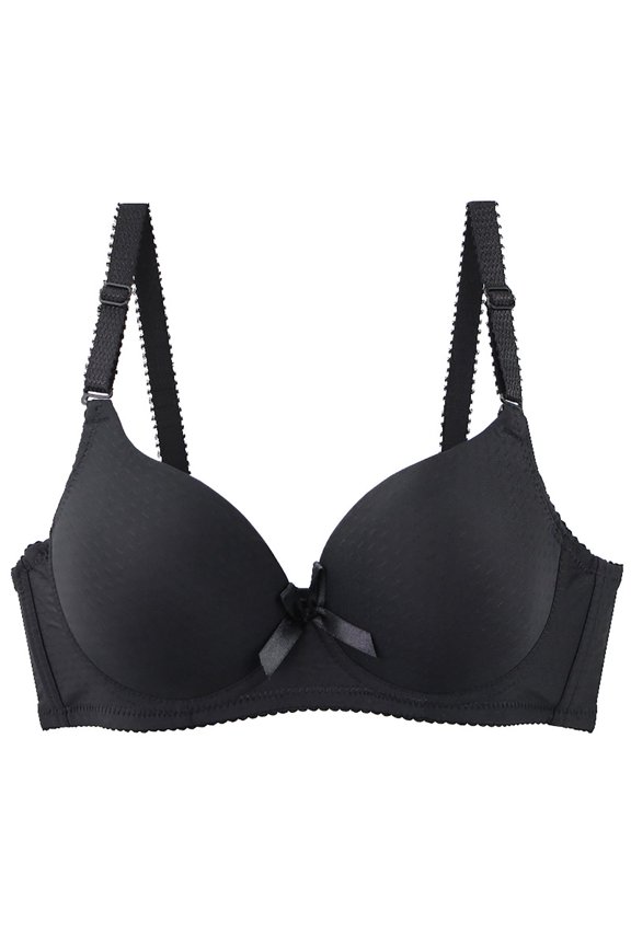 Women's Solid Color Smooth Seamless Bra Wire-Free Zero Restriction Lightweight Cloud-Soft Comfortable Everyday Bra